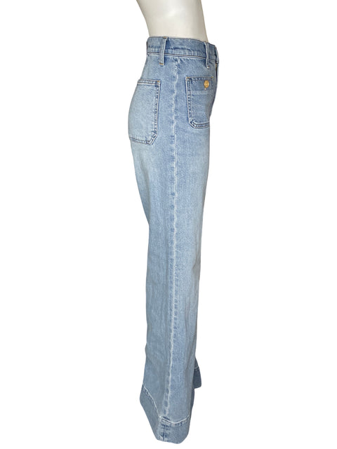 Jean J.crew de Algodón Wide-leg Azul - Talla 25