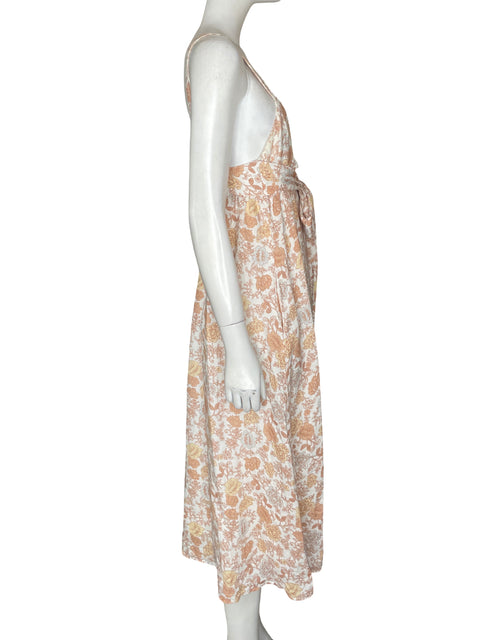 Vestido Sancia Estampado Floral Naranja - Talla S