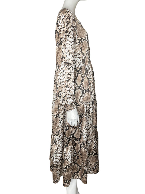 Vestido Episode Snake print Marrón - Talla M