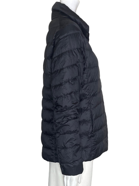 Abrigo Uniqlo Acolchado Manga larga Negro - Talla L