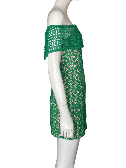 Vestido Endless Rose Midi Off-shoulder Verde - Talla S