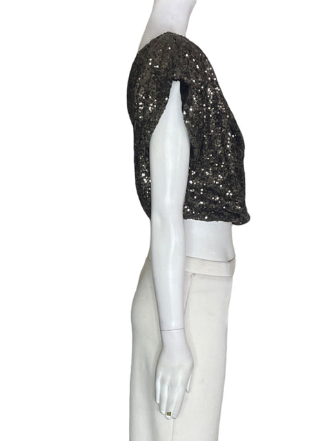 Blusa Padova Oneshoulder Brillo Negro - Talla S