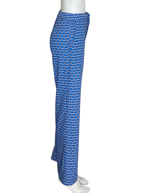 Pantalón Clp Estampado Recto Azul - Talla S