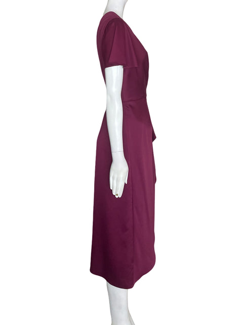 Vestido Ted Baker Oneshoulder Midi Morado - Talla XS