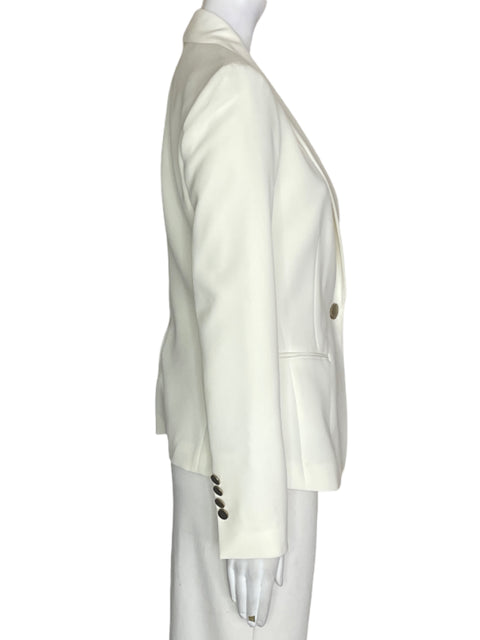 Blazer Bcbg Maxazria Abierto Manga larga Blanco - Talla XS