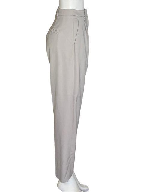 Pantalón Los Ángeles Etelier Recto Wide-leg Beige - Talla 2
