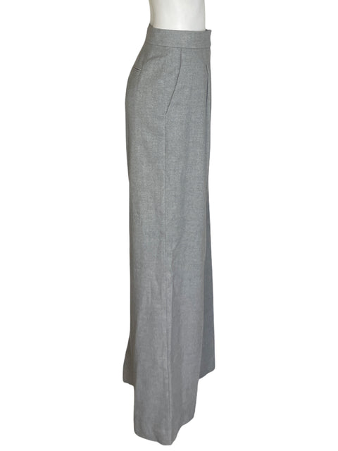 Pantalón Ann Taylor Recto Wide-leg Gris - Talla 10