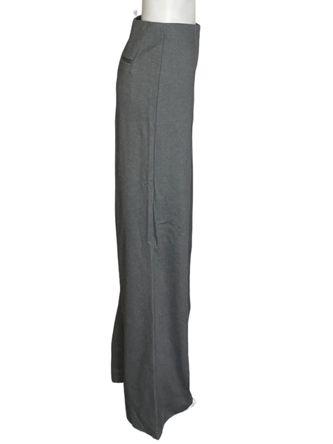 Pantalón Ann Taylor Recto Wide-leg Gris - Talla 12