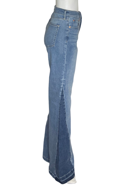 Pantalón Gap Ajustado Wide leg Azul - Talla 29