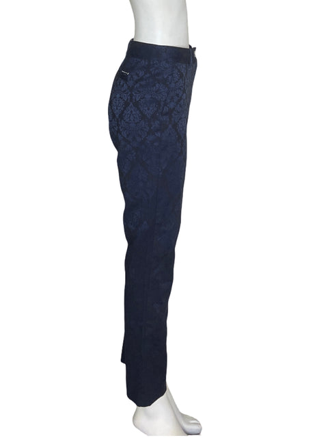 Pantalón Michael Kors Estampado Ajustado Azul - Talla S