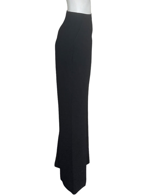 Pantalón Tahari Palazo Ajustado Negro - Talla S