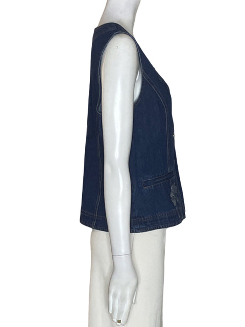 Chaleco Current Air Apliques Sin mangas Azul - Talla M