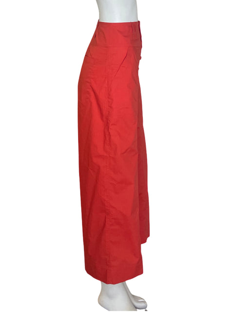 Pantalón Joie Liso Wide-leg Rojo - Talla 4