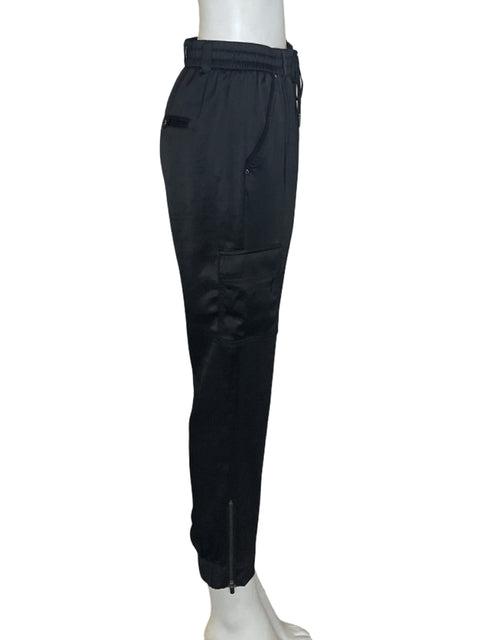 Pantalón Jogger Elastico Ajustado Negro - Talla 4