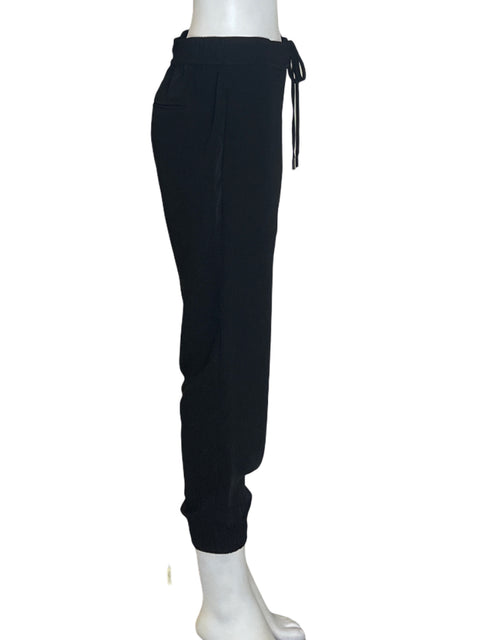 Pantalón Ann Taylor Elastico Ajustado Negro - Talla S
