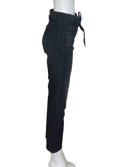 Pantalón The Slim Ankle Recto Ajustado Negro - Talla 4