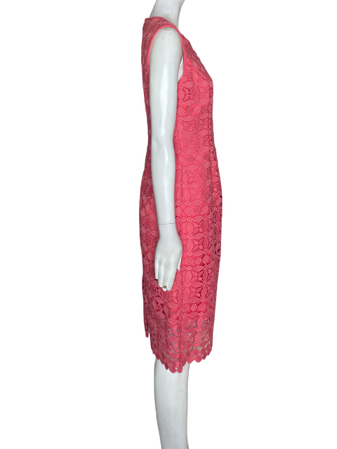 Vestido White House Black Market Encaje Sin mangas Rosado - Talla 4