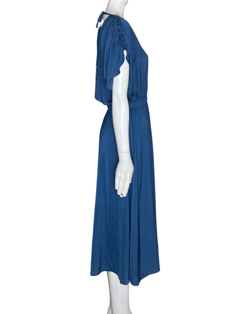 Vestido Ann Taylor Cuello v Suelto Azul - Talla XS