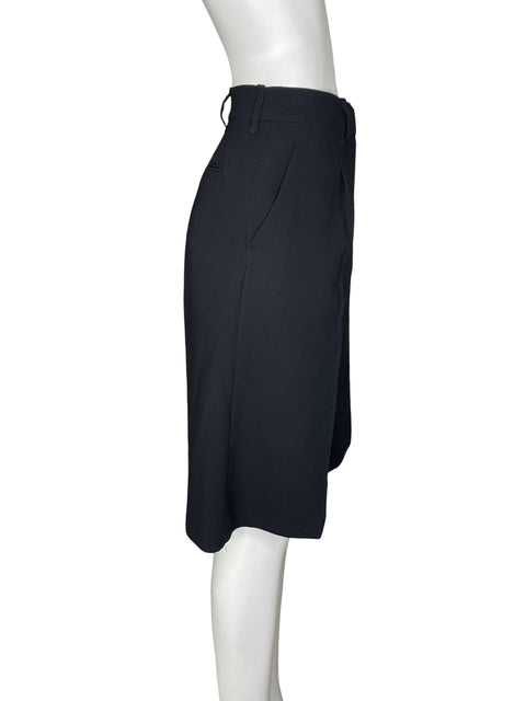 Bermuda Zara Wide-leg Negro - Talla M
