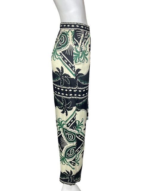 Pantalón Farm Mystic scarf tapered Verde - Talla M