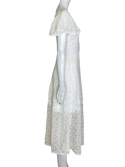 Vestido Tesoro Tps Tejido Maxi Blanco - Talla S