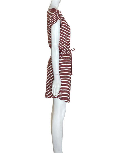 Vestido Only Rayas Manga corta Rojo - Talla XS