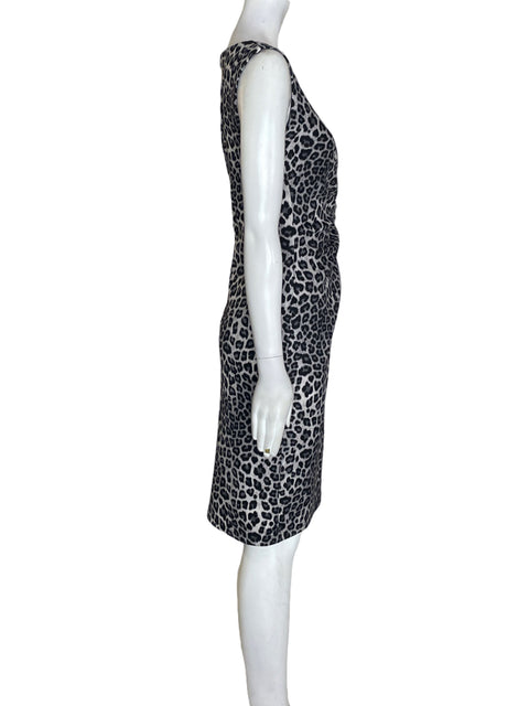 Vestido Enfocus Studio Estampado Sin mangas Negro - Talla 4