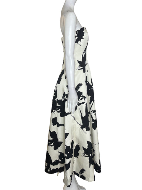 Vestido Endless Rose Strapless Estampado Blanco - Talla S