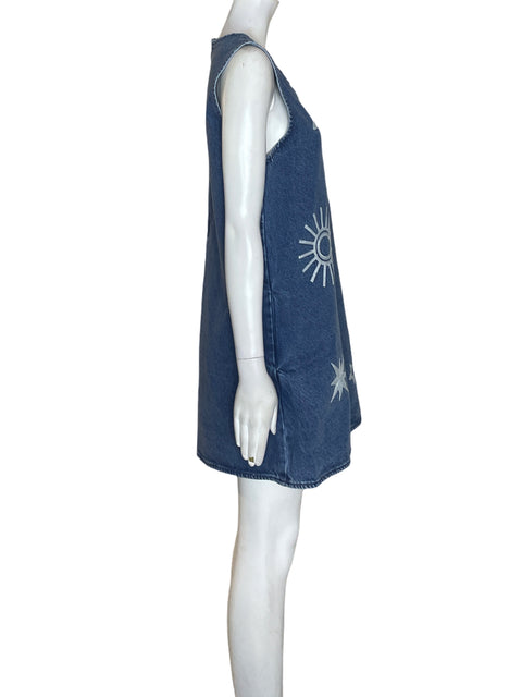 Vestido Raisonnel Estampado Estrellas Azul - Talla M