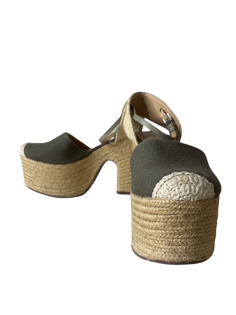 Zapato Schutz Plataforma Punta cerrada Marrón - Talla 7