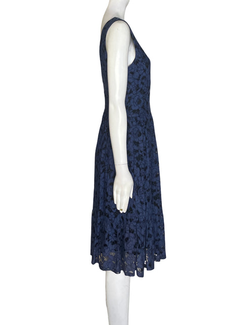 Vestido Mystic Sin mangas Midi Azul - Talla M