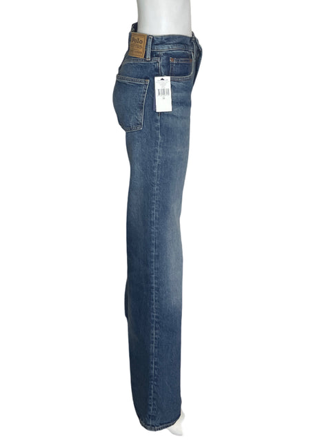 Pantalón Polo Ralph Lauren Bolsillo Recto Azul - Talla 26