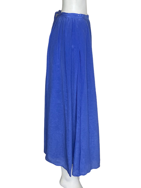 Falda Polo Ralph Lauren Plisado Liso Azul - Talla 4