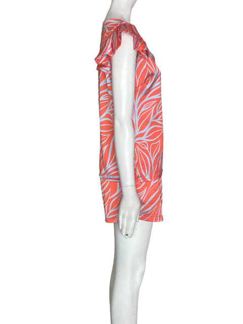 Conjunto Astrid Quiroz Estampado Short/blusa Naranja - Talla S