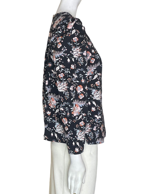 Blusa Ted Baker de Algodón Estampado Manga larga Negro - Talla S