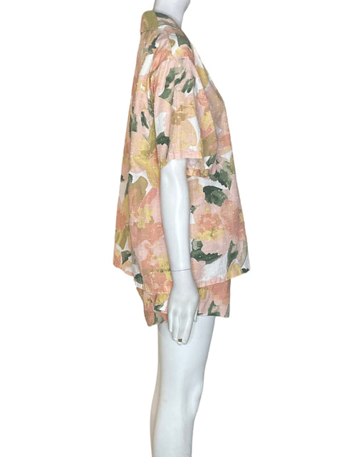 Conjunto Girl And The Sun de Algodón Short/blusa Estampado Beige - Talla XS