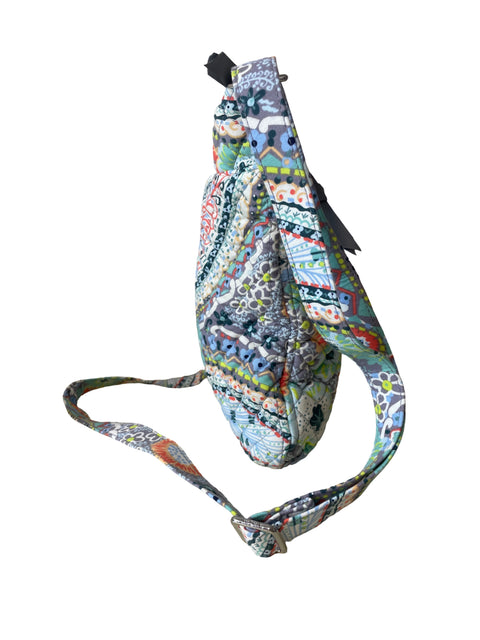 Cartera Vera Estampado Zipper Verde - Talla U