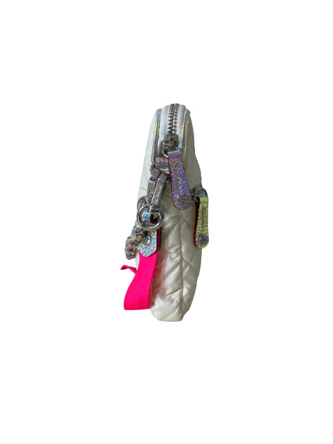 Cartera Mz Wallace Acolchado Strap Blanco - Talla U
