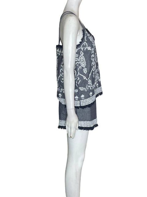 Conjunto Endless Rose Blusa/short Tiras Azul - Talla XS