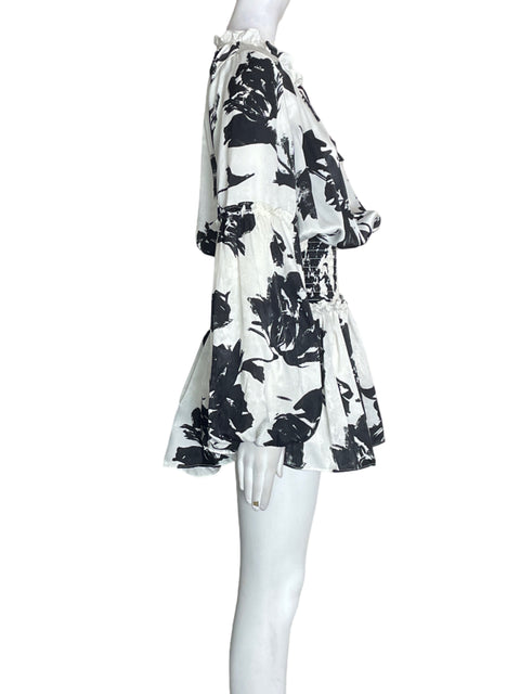 Vestido Misa Estampado Manga larga Blanco - Talla L