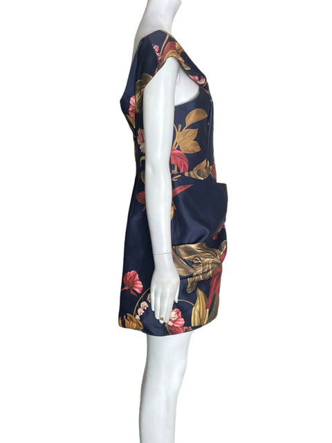 Vestido C/meo Collective Estampado Sin mangas Rojo - Talla L