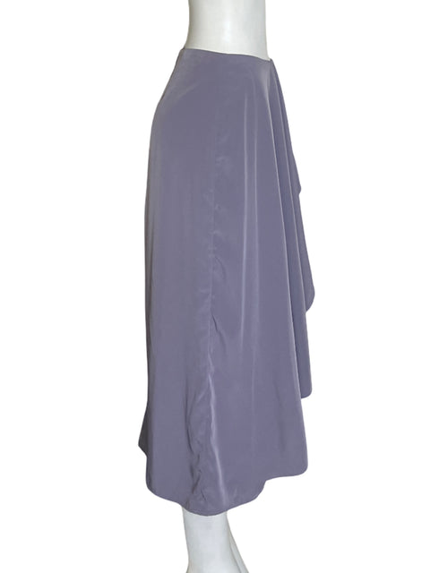 Falda Paper Crown Ruchas Midi Morado - Talla 4