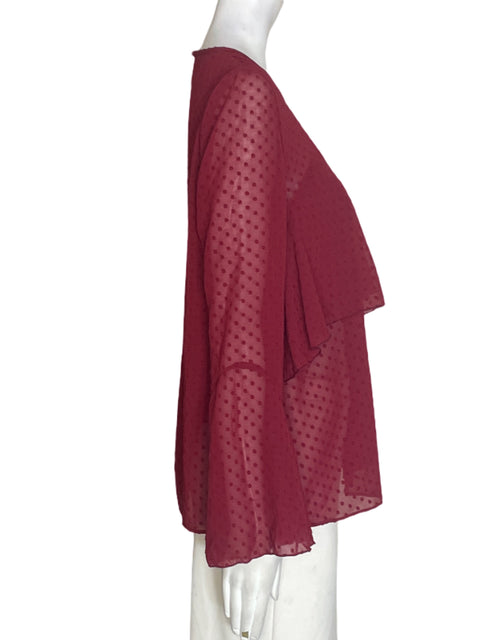 Blusa The Fifth Label Transparente Manga larga Rojo - Talla M