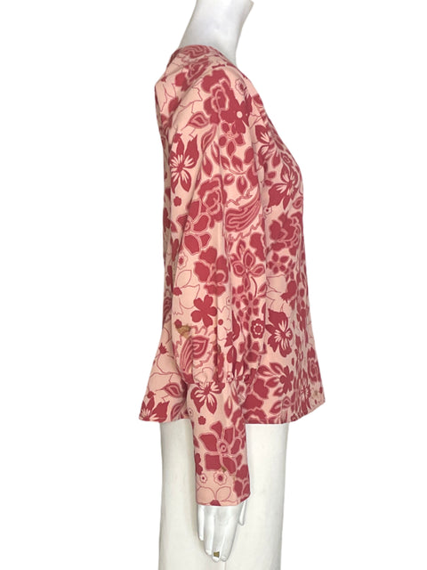 Blusa Sugar Lips Estampado Manga larga Rosado - Talla L