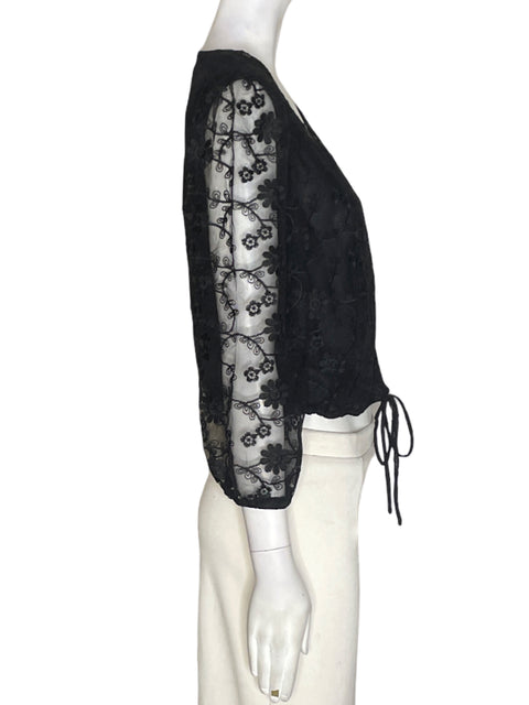 Blusa Kaii Abullonado Cuello v Negro - Talla L