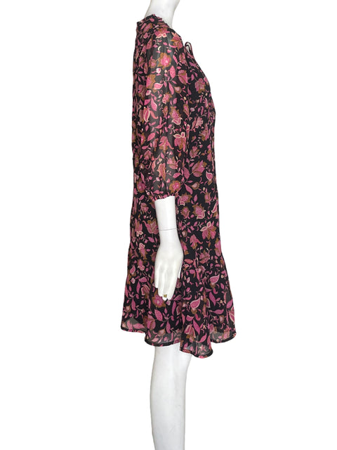 Vestido Marissa Olivia Estampado Vuelos Rosado - Talla M