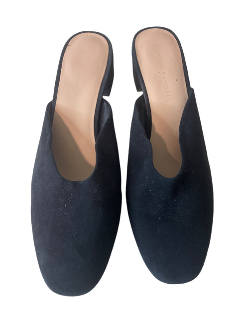 Zapato Loeffler Randall Punta cerrada Destalonado Negro - Talla 8