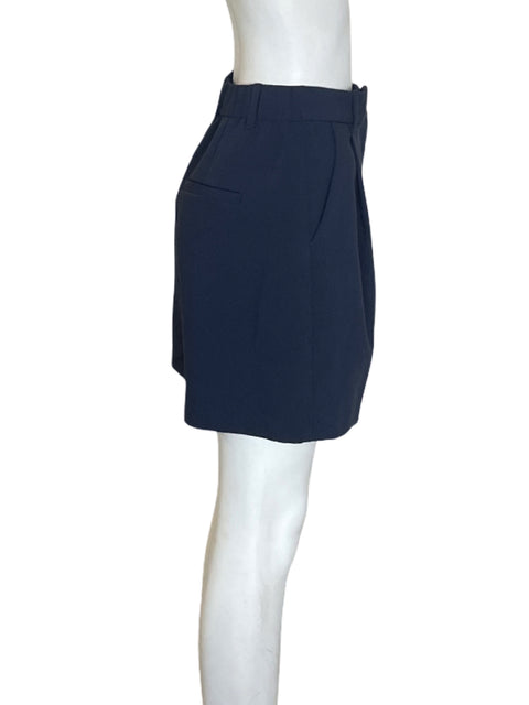Short Abercrombie & Fitch Plisado Mini Azul - Talla S