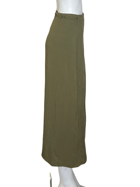 Falda Tesoro Tps Cruzado Maxi Verde - Talla S
