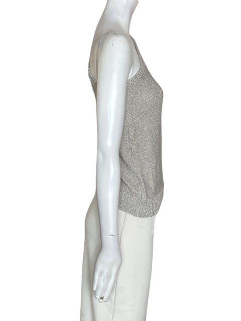 Blusa Naf Naf de Algodón Oneshoulder Manga larga Gris - Talla S
